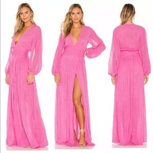 Jen’s Pirate Booty Lapis Maxi Dress in Pink Sky